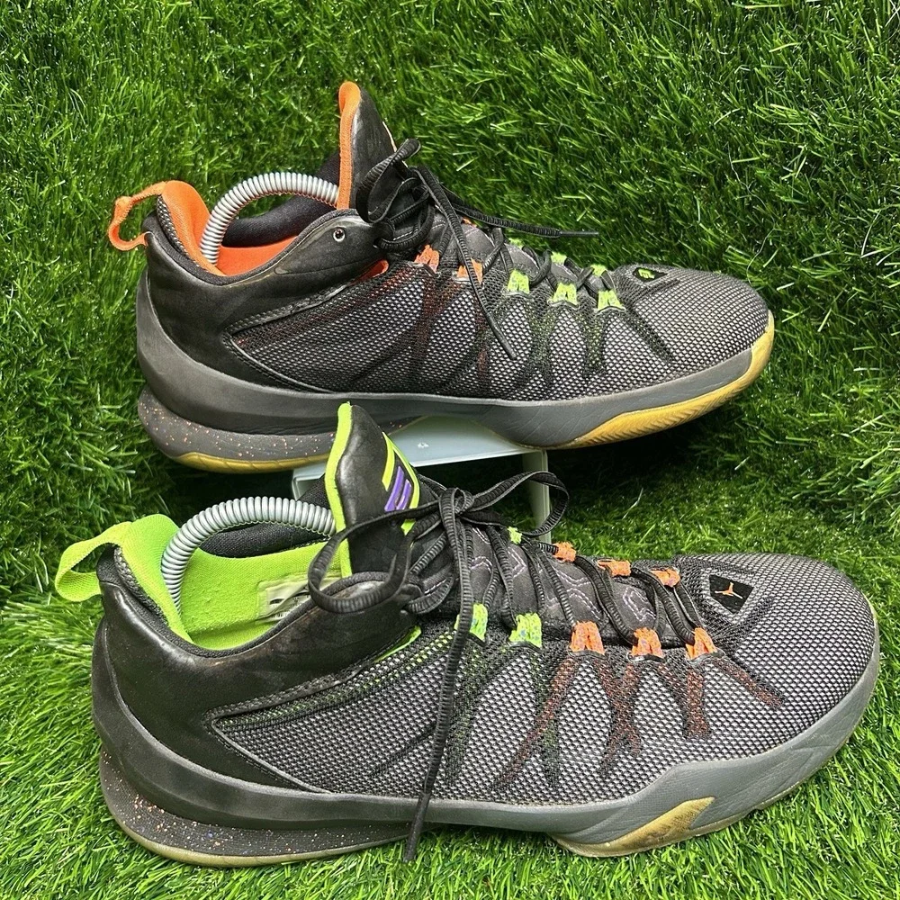 Jordan‎ CP3.VIII Black Infrared Neon Green Orange 725173-045 Mens 10 Basketball
